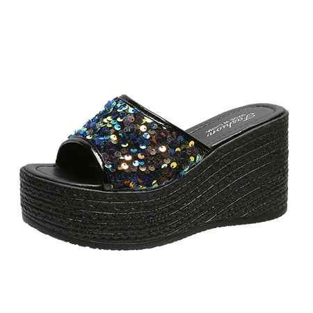 WANYNG Ladies Shoes Fashion Comfortable Platform Wedge Sandals Rhinestone Sequin Fish Mouth Sandals Teal Sandals for Women Wedge Clear Strap Sandals for Women Low Heel
WANYNG Ladies Shoes Fashion Comfortable Platform Wedge Sandals Rhinestone Sequin Fish Mouth Sandals Teal Sandals for Women Wedge Clear Strap Sandals for Women Low Heel