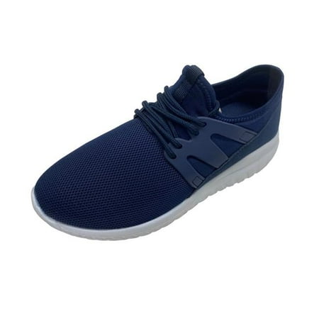 Youth Lace Up Sneakers Blue - Size 10-4 - Case of 72 - Pack of 72
