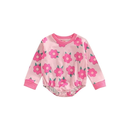 Binpure Baby Girl Romper Floral Print Long Sleeve Crew Neck Design Bottom Snap Closure Cute Jumpsuit
Binpure Baby Girl Romper Floral Print Long Sleeve Crew Neck Design Bottom Snap Closure Cute Jumpsuit