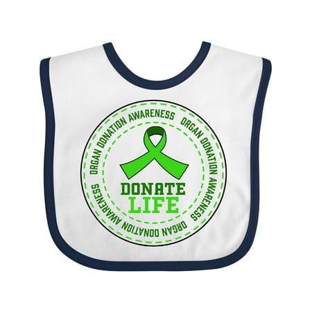 Inktastic Donate Life-Organ Donation Awareness Gift Baby Boy or Baby Girl Bib
