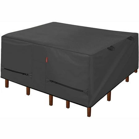 Patio Table Cover - Waterproof Outdoor Dining Table And Chairs Furniture Set Cover Square - 84 X 84 Inch Black
Patio Table Cover - Waterproof Outdoor Dining Table And Chairs Furniture Set Cover Square - 84 X 84 Inch Black