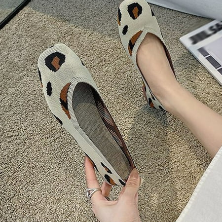 Shoes for Women KKCXFJX Women s Casual Soft Sole Knitted Pattern Colorblock Breathable Shallow Mouth Shoes 
Shoes for Women KKCXFJX Women s Casual Soft Sole Knitted Pattern Colorblock Breathable Shallow Mouth Shoes