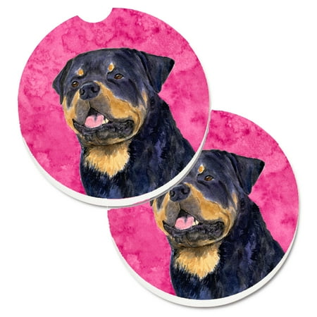 Carolines Treasures SS4800-PKCARC Pink Rottweiler Set of 2 Cup Holder Car Coasters Large multicolor
Carolines Treasures SS4800-PKCARC Pink Rottweiler Set of 2 Cup Holder Car Coasters Large multicolor