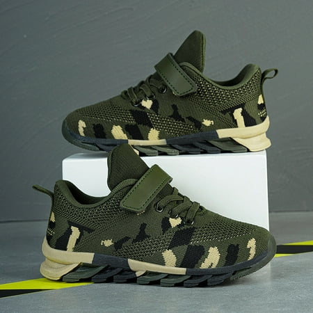Boys Casual Camouflage Print Knitted Blade Type Shoes Low Top Breathable Non-slip Sneakers For Autumn
Boys Casual Camouflage Print Knitted Blade Type Shoes Low Top Breathable Non-slip Sneakers For Autumn