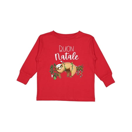 Inktastic Buon Natale Cute Christmas Sloth in Santa Hat with Lights Gift Toddler Boy or Toddler Girl Long Sleeve T-Shirt
Inktastic Buon Natale Cute Christmas Sloth in Santa Hat with Lights Gift Toddler Boy or Toddler Girl Long Sleeve T-Shirt