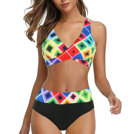 Yuelianxi Women Cross Sport Bra Flower Printed Beach Beachwear Swim Tankini Bandeau Bandage Bikini Set Push Up Swimwear Bathing Suit Two Pieces Bikini Set Swimsuits
Yuelianxi Women Cross Sport Bra Flower Printed Beach Beachwear Swim Tankini Bandeau Bandage Bikini Set Push Up Swimwear Bathing Suit Two Pieces Bikini Set Swimsuits