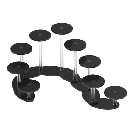 Acrylic Cake Display Stand Display Rack Shelf Stand Cupcake Holder Decorative Cake Counter for Birthday Holiday Wedding Party Decor Black
Acrylic Cake Display Stand Display Rack Shelf Stand Cupcake Holder Decorative Cake Counter for Birthday Holiday Wedding Party Decor Black