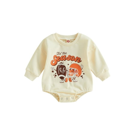 Bagilaanoe Newborn Baby Girl Boy Oversized Rompers Rugby Letter Print Long Sleeve Bodysuits 6M 12M 18M 24M Infant Casual One Piece Short Jumpsuit
Bagilaanoe Newborn Baby Girl Boy Oversized Rompers Rugby Letter Print Long Sleeve Bodysuits 6M 12M 18M 24M Infant Casual One Piece Short Jumpsuit