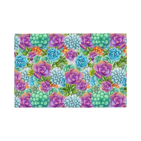 Placemats Set of 4 Succulents Heat Resistant Non - Slip Place mats Waterproof table mat for Kitchen Dining-6片装
Placemats Set of 4 Succulents Heat Resistant Non - Slip Place mats Waterproof table mat for Kitchen Dining-6片装