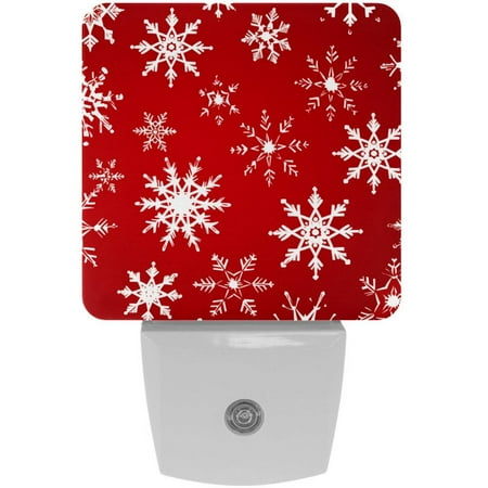 Christmas Snowflake Seamless Pattern LED Night Lights Dusk To Dawn Smart Sensor 0.5W Plug-In Night Lights Lamp For Bedroom Bathroom Kitchen Hallway Stairs 2Pack 
Christmas Snowflake Seamless Pattern LED Night Lights Dusk To Dawn Smart Sensor 0.5W Plug-In Night Lights Lamp For Bedroom Bathroom Kitchen Hallway Stairs 2Pack