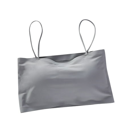 LONKITO Bra Wire Free Underwear OnePiece Bra Everyday Underwear Wrap Chest Without Steel Ring Bras Gray One Size
LONKITO Bra Wire Free Underwear OnePiece Bra Everyday Underwear Wrap Chest Without Steel Ring Bras Gray One Size