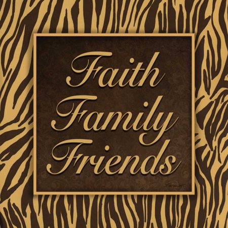 Faith - Family - Friends II Stretched Canvas - Todd Williams (24 x 24)