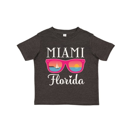 Inktastic Miami Florida Vacation Beach Trip Gift Toddler Toddler Girl T-Shirt