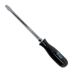 6 Slotted Screwdriver with Black Handle