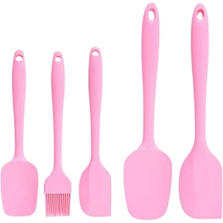 QWZNDZGR Silicone Spatula Set Kitchen Gadgets Spatula Oil Brush Set Flexible Silicone Spatula Kitchen Utensils for Cooking Baking Stirring (5 pink)
QWZNDZGR Silicone Spatula Set Kitchen Gadgets Spatula Oil Brush Set Flexible Silicone Spatula Kitchen Utensils for Cooking Baking Stirring (5 pink)