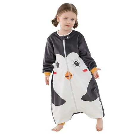 QWZNDZGR Baby Sleeping Bag Sack Long Sleeve with Feet Winter Swaddle Wearable Blanket for Boys Girls Cat 1-3Years
QWZNDZGR Baby Sleeping Bag Sack Long Sleeve with Feet Winter Swaddle Wearable Blanket for Boys Girls Cat 1-3Years
