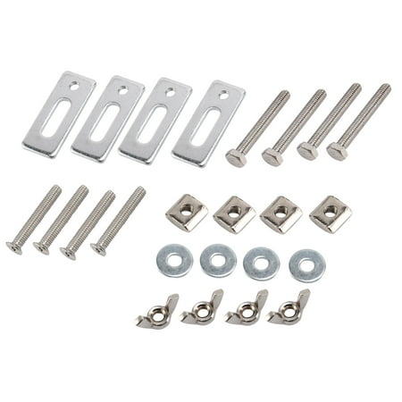 4 Pack T-Track Clamp Mini T Track Hold Down Clamps Kit Compatible with 3018-PRO 3018-PROVer 1810-PRO CNC Router Machine
4 Pack T-Track Clamp Mini T Track Hold Down Clamps Kit Compatible with 3018-PRO 3018-PROVer 1810-PRO CNC Router Machine