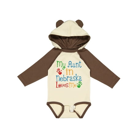 Inktastic My Aunt in Nebraska Loves Me Gift Baby Boy or Baby Girl Long Sleeve Bodysuit
Inktastic My Aunt in Nebraska Loves Me Gift Baby Boy or Baby Girl Long Sleeve Bodysuit