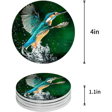ZHANZZK Vintage Hummingbird Watercolor Style Set of 6 Round Coaster for Drinks Absorbent Ceramic Stone Coasters Cup Mat with Cork Base for Home Kitchen Room Coffee Table Bar Decor
ZHANZZK Vintage Hummingbird Watercolor Style Set of 6 Round Coaster for Drinks Absorbent Ceramic Stone Coasters Cup Mat with Cork Base for Home Kitchen Room Coffee Table Bar Decor