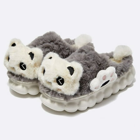 CoCopeanut Cartoon Home Slipper for Women Cute Forg Faux Fur Platform Home Female Slippers Winter Indoor Warm Plush Soft Shoes Slides
CoCopeanut Cartoon Home Slipper for Women Cute Forg Faux Fur Platform Home Female Slippers Winter Indoor Warm Plush Soft Shoes Slides