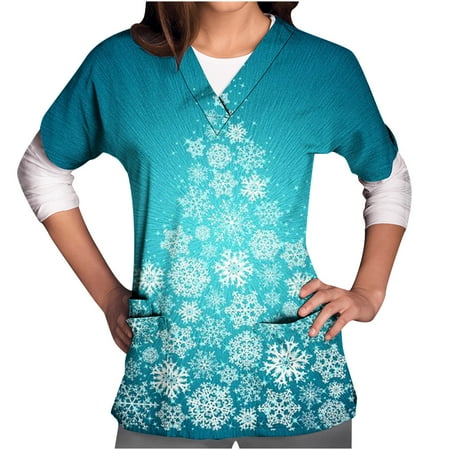 JWZUY Women Lightweight Working Uniform T-Shirts V-Neck Scrub Tops Graphic Scrub Tops with Pockets Nursing Blouses Pullover Shirts Tshirts Tee Shirt (Green L)
JWZUY Women Lightweight Working Uniform T-Shirts V-Neck Scrub Tops Graphic Scrub Tops with Pockets Nursing Blouses Pullover Shirts Tshirts Tee Shirt (Green L)