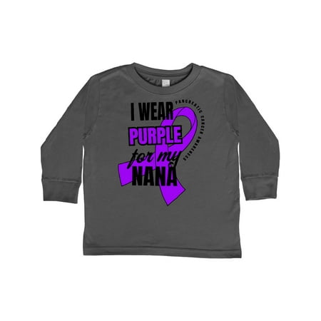 Inktastic I Wear Purple For My Nana Pancreatic Cancer Awareness Gift Toddler Boy or Toddler Girl Long Sleeve T-Shirt
Inktastic I Wear Purple For My Nana Pancreatic Cancer Awareness Gift Toddler Boy or Toddler Girl Long Sleeve T-Shirt