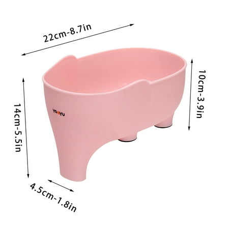 Yrtoes Sink Strainer Elephant Shape Leftover Basket Fruit and Vegetable Washing Basket Hanging Rack Kitchen Accessories
Yrtoes Sink Strainer Elephant Shape Leftover Basket Fruit and Vegetable Washing Basket Hanging Rack Kitchen Accessories