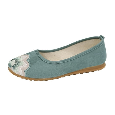 nsendm Women Shoes Casual Size 11 Ladies Fashion Embroidered Slip On Low Top Comfort Flat Casual Cute Shoes for Women Green 8
nsendm Women Shoes Casual Size 11 Ladies Fashion Embroidered Slip On Low Top Comfort Flat Casual Cute Shoes for Women Green 8