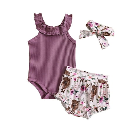 YDOJG Outfit Set for Toddler Boys Girls Summer Sleeveless Calf Flower Prints Romper Pants Headbands 3Pcs Outfits Clothes Set Purple 18-24 Months
YDOJG Outfit Set for Toddler Boys Girls Summer Sleeveless Calf Flower Prints Romper Pants Headbands 3Pcs Outfits Clothes Set Purple 18-24 Months