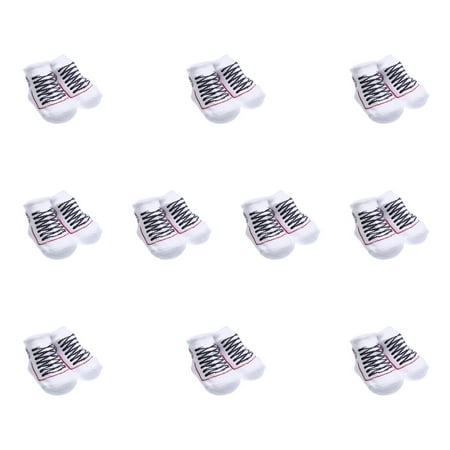 10pcs Anti Slip Cotton Socks Shoes Slippers Socks for 0-6 Month Newborn Baby Boy Girls