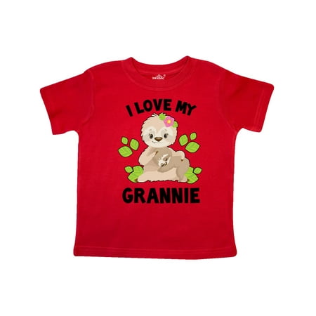 Inktastic Cute Sloth I Love My Grannie with Green Leaves Gift Toddler Boy or Toddler Girl T-Shirt
Inktastic Cute Sloth I Love My Grannie with Green Leaves Gift Toddler Boy or Toddler Girl T-Shirt
