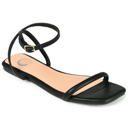 Journee Collection Womens Veena Ankle Strap Low Block Heel Sandals