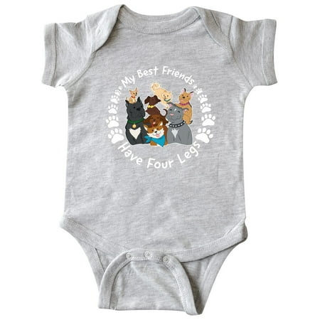 Inktastic My Best Friends Have 4 Legs with Cute Dog Family Gift Baby Boy or Baby Girl Bodysuit
Inktastic My Best Friends Have 4 Legs with Cute Dog Family Gift Baby Boy or Baby Girl Bodysuit