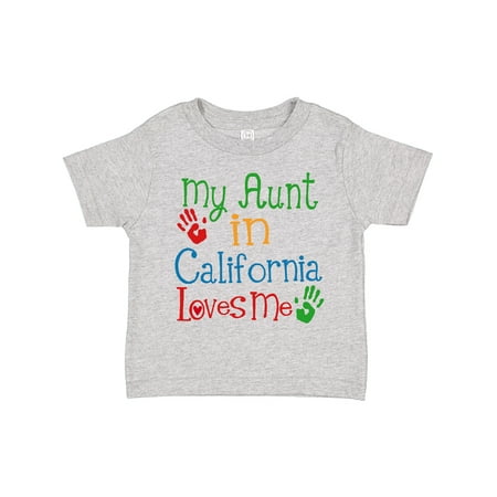 Inktastic My Aunt in California Loves Me Gift Toddler Boy or Toddler Girl T-Shirt
Inktastic My Aunt in California Loves Me Gift Toddler Boy or Toddler Girl T-Shirt