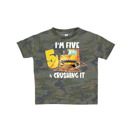 Inktastic I m 5 and Crushing It Construction 5th Birthday Gift Toddler Boy or Toddler Girl T-Shirt
Inktastic I m 5 and Crushing It Construction 5th Birthday Gift Toddler Boy or Toddler Girl T-Shirt