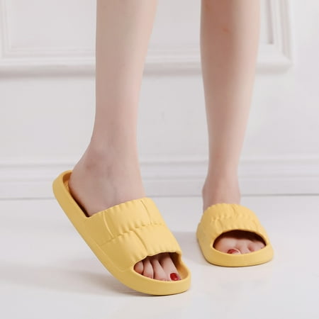 NECHOLOGY Super Warm Slippers for Women Fashion Couples Women Shower Room Home Non Fuzzy Slipper Socks for Women with Grippers Yellow 9
NECHOLOGY Super Warm Slippers for Women Fashion Couples Women Shower Room Home Non Fuzzy Slipper Socks for Women with Grippers Yellow 9