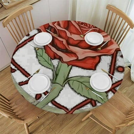 Palnkart Round Table Cover Stain Resistant and Washable for Indoor Outdoor Use - Perfect for Kitchen Dining Wedding Parties - Picnic Dining Kitchen Farmhouse - 100% Polyester Fiber 38-42
Palnkart Round Table Cover Stain Resistant and Washable for Indoor Outdoor Use - Perfect for Kitchen Dining Wedding Parties - Picnic Dining Kitchen Farmhouse - 100% Polyester Fiber 38-42