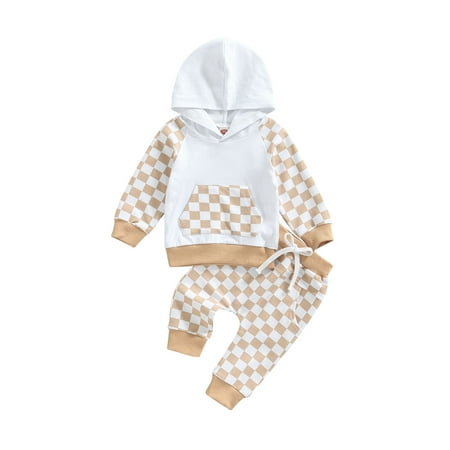 Calsunbaby Kids Baby Girls Boys 2pcs Outfits Set Plaid Long Sleeve Hoodie Sweatshirt Checkerboard Pants Clothes Yellow 2-3 Years
Calsunbaby Kids Baby Girls Boys 2pcs Outfits Set Plaid Long Sleeve Hoodie Sweatshirt Checkerboard Pants Clothes Yellow 2-3 Years