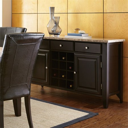Bowery Hill Wine Rack Server in Dark Cherry