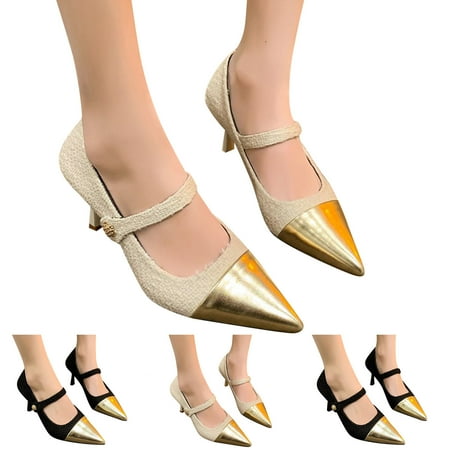 Aayomet Women High Heeled Shoes New Pattern Fashion Pointed Elegant Color Blocking Slim Heel Womens High Heel Pumps Size 15 Black 6
Aayomet Women High Heeled Shoes New Pattern Fashion Pointed Elegant Color Blocking Slim Heel Womens High Heel Pumps Size 15 Black 6