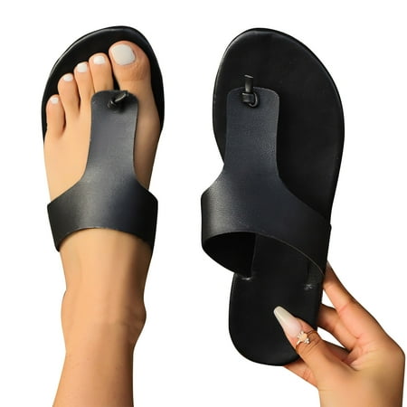 Lovskoo 2024 Slippers for Women Slides Open Toe Slip On Flip-Flops Comfortable Slides Plus Size Flat Beach Sandals Black
Lovskoo 2024 Slippers for Women Slides Open Toe Slip On Flip-Flops Comfortable Slides Plus Size Flat Beach Sandals Black
