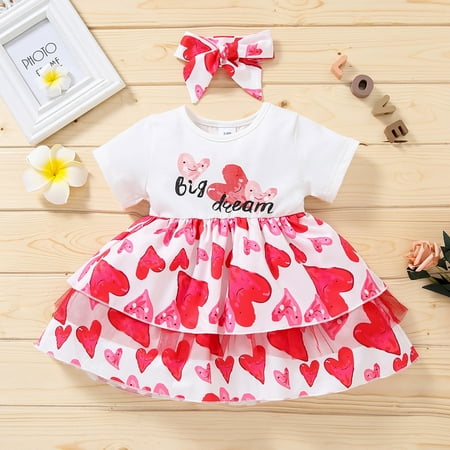 Juebong Baby Girls Dresses Clearance Newborn Baby Girls Valentine s Day Heart Print Bubble Tulle Princess Dress
Juebong Baby Girls Dresses Clearance Newborn Baby Girls Valentine s Day Heart Print Bubble Tulle Princess Dress