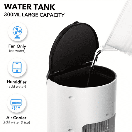 ZCNGSS 1pc Portable Air Conditioner Humidifier Light Fan USB Cooler - 3-in-1 Office Household Essential Cooler USB Fan - Summer Back To School Supplies For RV Outdoor Camping Picnic
ZCNGSS 1pc Portable Air Conditioner Humidifier Light Fan USB Cooler - 3-in-1 Office Household Essential Cooler USB Fan - Summer Back To School Supplies For RV Outdoor Camping Picnic