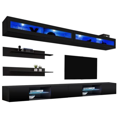Fly I2 33TV Wall Mounted Floating Modern Entertainment Center