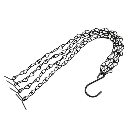 Uxcell Hanging Chains 33cm Extension Link 4 Point Holder with S Hook Clips Black 4 Pack
Uxcell Hanging Chains 33cm Extension Link 4 Point Holder with S Hook Clips Black 4 Pack