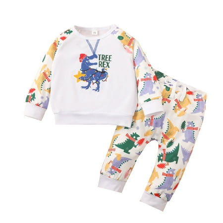 ZHUASHUM Cartoon Autumn Winter Baby Girls Sleeve Dinosaur Long Trousers Set Top Pullover Christmas Boys And Girls Outfits&Set
ZHUASHUM Cartoon Autumn Winter Baby Girls Sleeve Dinosaur Long Trousers Set Top Pullover Christmas Boys And Girls Outfits&Set