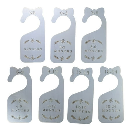 ZPAQI 7 Pcs Baby Closet Size Divider Wooden Baby Closet Organizers from Newborn Infant to 24 Months for Home Nursery Baby Clothes
ZPAQI 7 Pcs Baby Closet Size Divider Wooden Baby Closet Organizers from Newborn Infant to 24 Months for Home Nursery Baby Clothes
