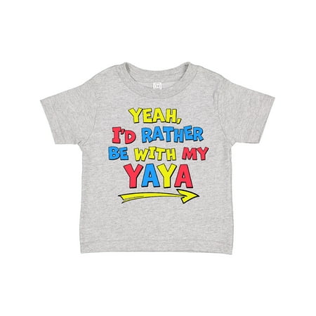 Inktastic Yeah I d Rather Be with My Yaya in Red Yellow and Blue Gift Toddler Boy or Toddler Girl T-Shirt
Inktastic Yeah I d Rather Be with My Yaya in Red Yellow and Blue Gift Toddler Boy or Toddler Girl T-Shirt