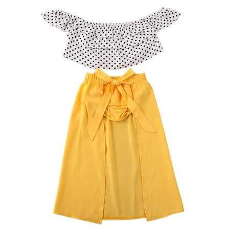 One opening Toddler child baby girl clothes off shoulder top shorts shorts clothes suit
One opening Toddler child baby girl clothes off shoulder top shorts shorts clothes suit