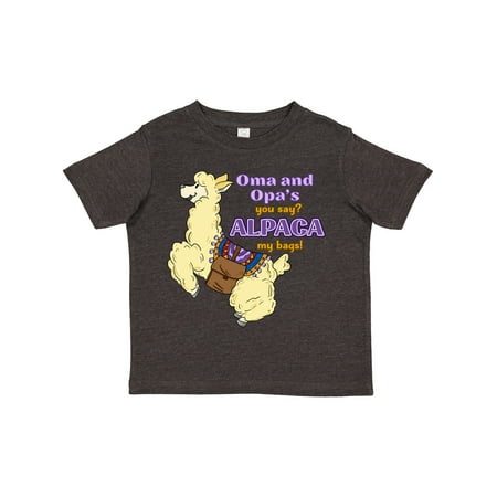 Inktastic Cute Jumping Alpaca Oma and Opa s You Say ALPACA My Bags Gift Toddler Boy or Toddler Girl T-Shirt
Inktastic Cute Jumping Alpaca Oma and Opa s You Say ALPACA My Bags Gift Toddler Boy or Toddler Girl T-Shirt